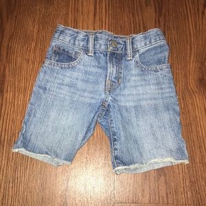 Baby Gap denim distressed shorts